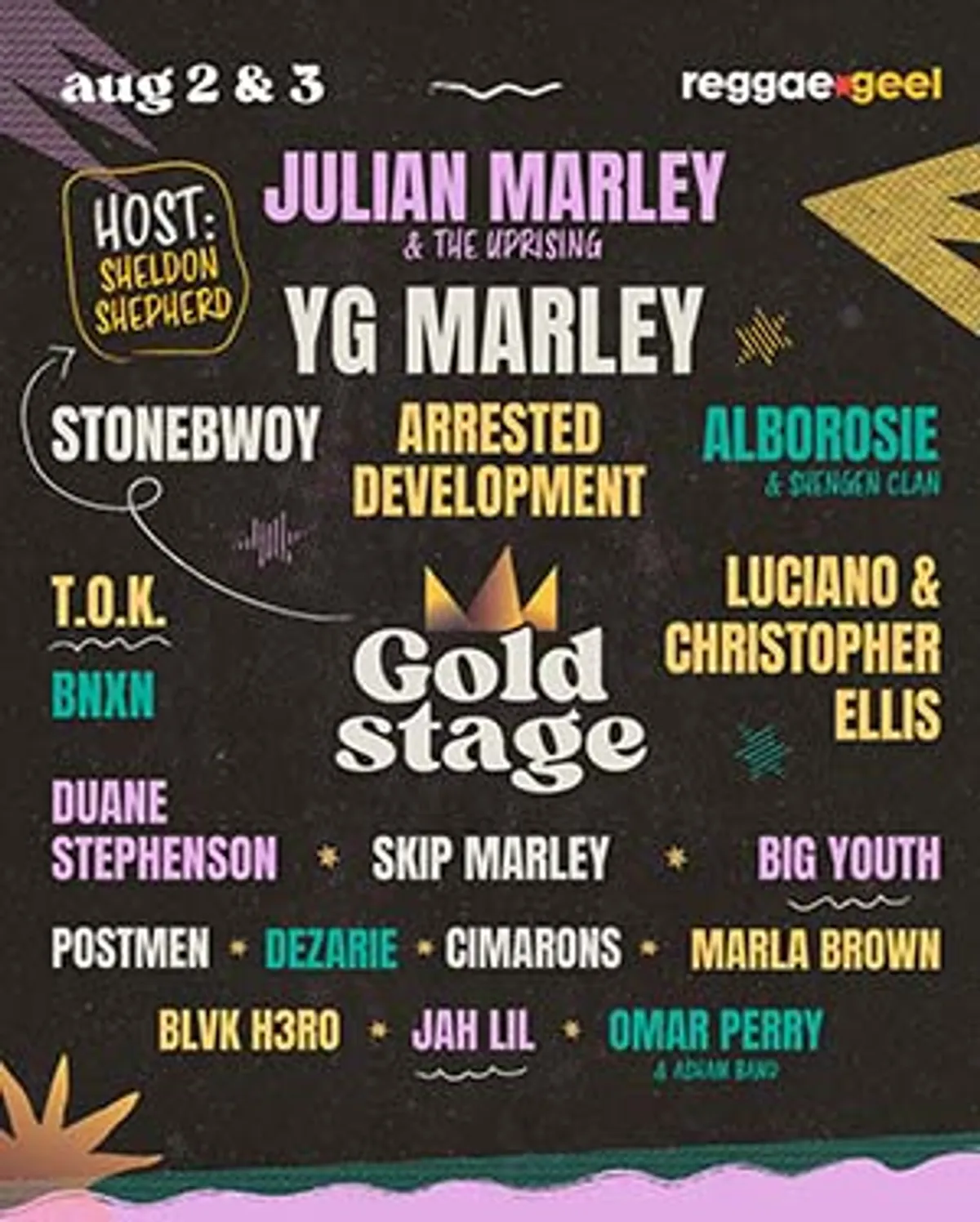 Reggae Geel 2024 - Gold Stage: the next generation?