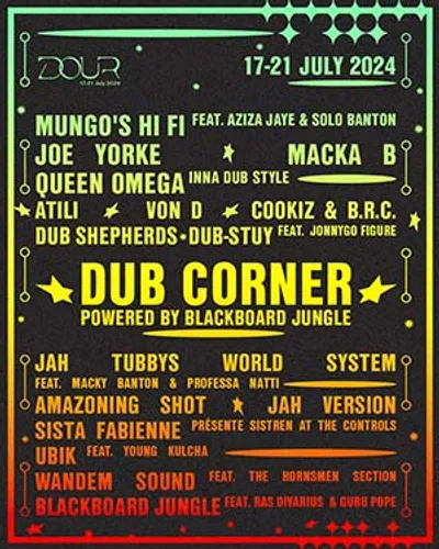 Dub en reggae zijn helemaal terug van nooit weg geweest op Dour 2024!