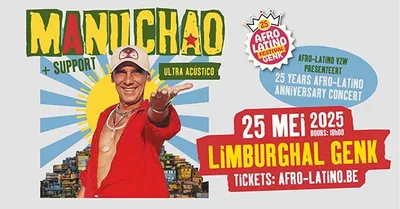 25 ans d'Afro-Latino: Manu Chao fait vibrer le Limburghal de Genk avec un show légendaire et une énergie folle!