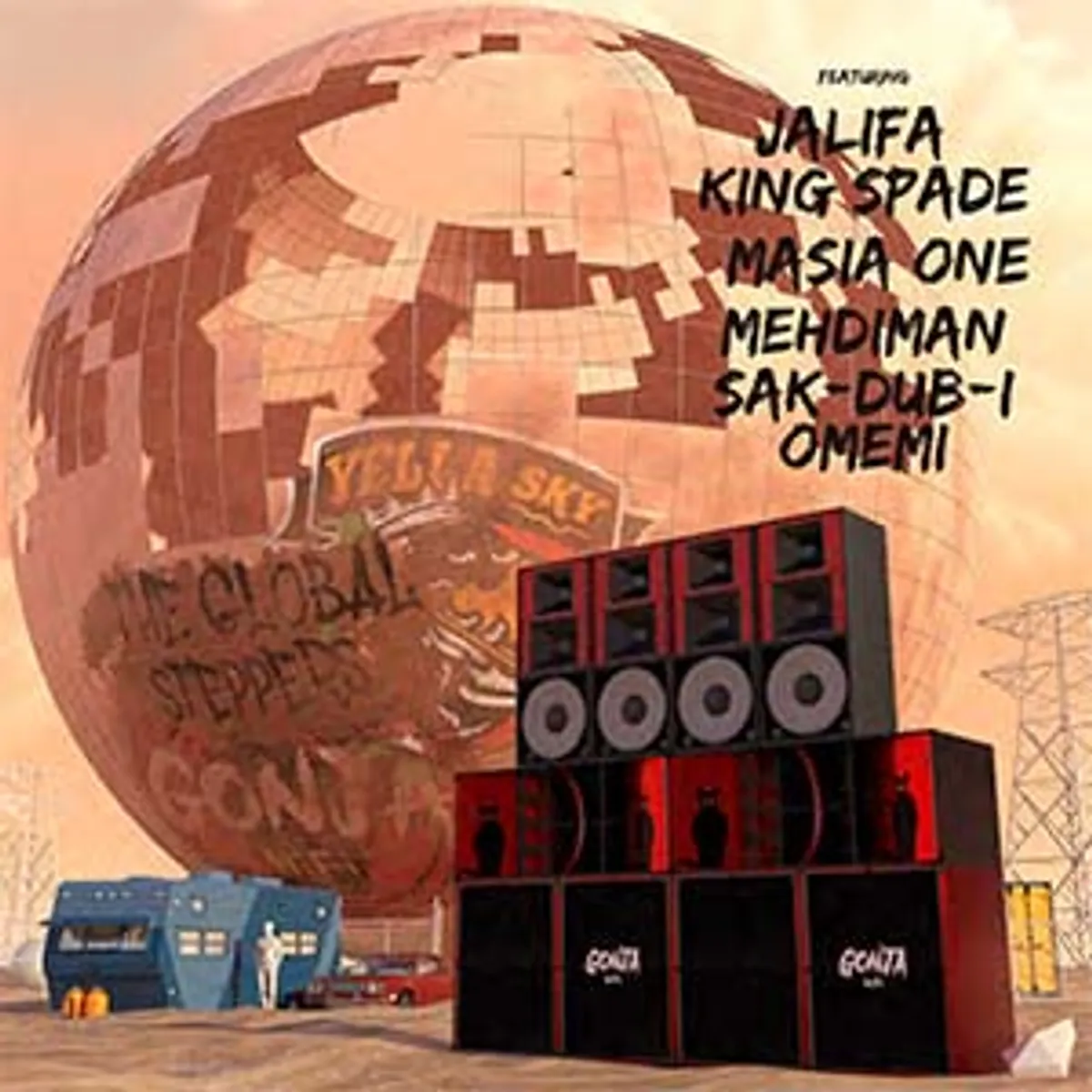Yella Sky Sound System - The Global Steppers EP (Langit Kuning Records)