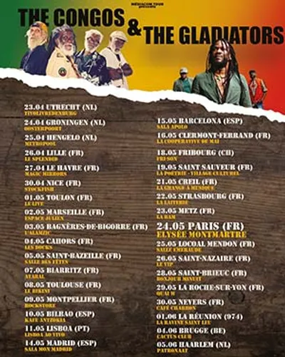The Congos en The Gladiators spelen uitverkocht Cactus Muziekcentrum in Brugge plat!