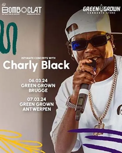 Charly Black's intieme concert in Green Grown Brugge
