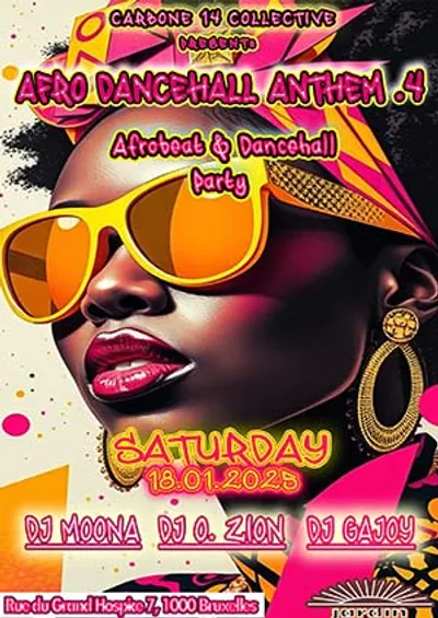 Afro Dancehall Anthem 4 au Jardin Hospice de Bruxelles avec DJ Gajoy et DJ O Zion!