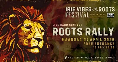 Irie Vibes Roots Festival & 4AD op zoek naar nieuw reggaetalent!