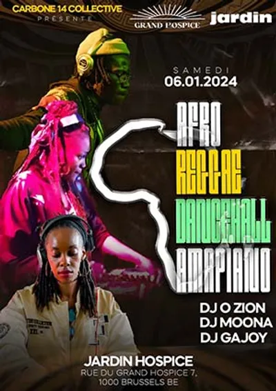 Le reggae a résonné au Jardin Hospice de Bruxelles avec Carbone 14 Collective!