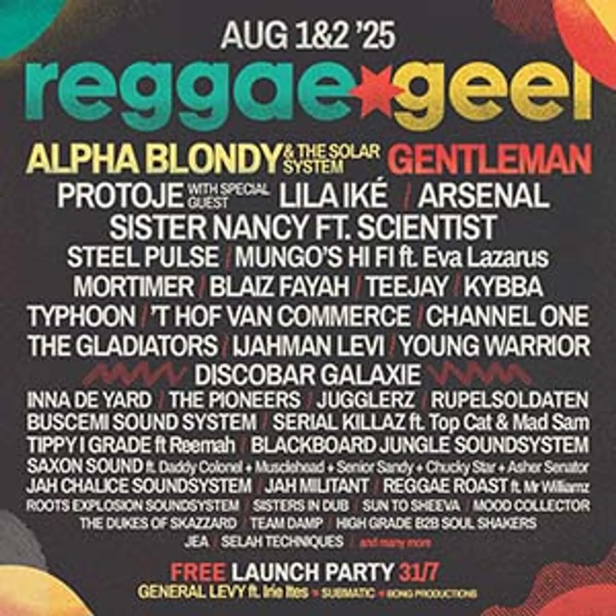 Reggae Geel 2025 - Gold Stage: verbreden zonder verliezen