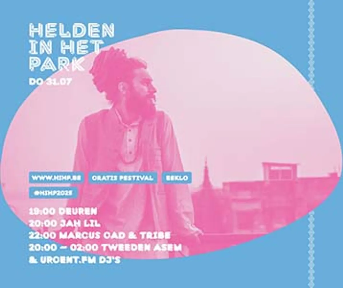 Van reggae tot regen met Marcus Gad en Jah Lil op Helden in het park 2025