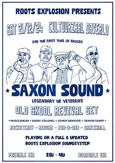 Roots Explosion presents Saxon Sound in Brugge, een les in dubplate geschiedenis