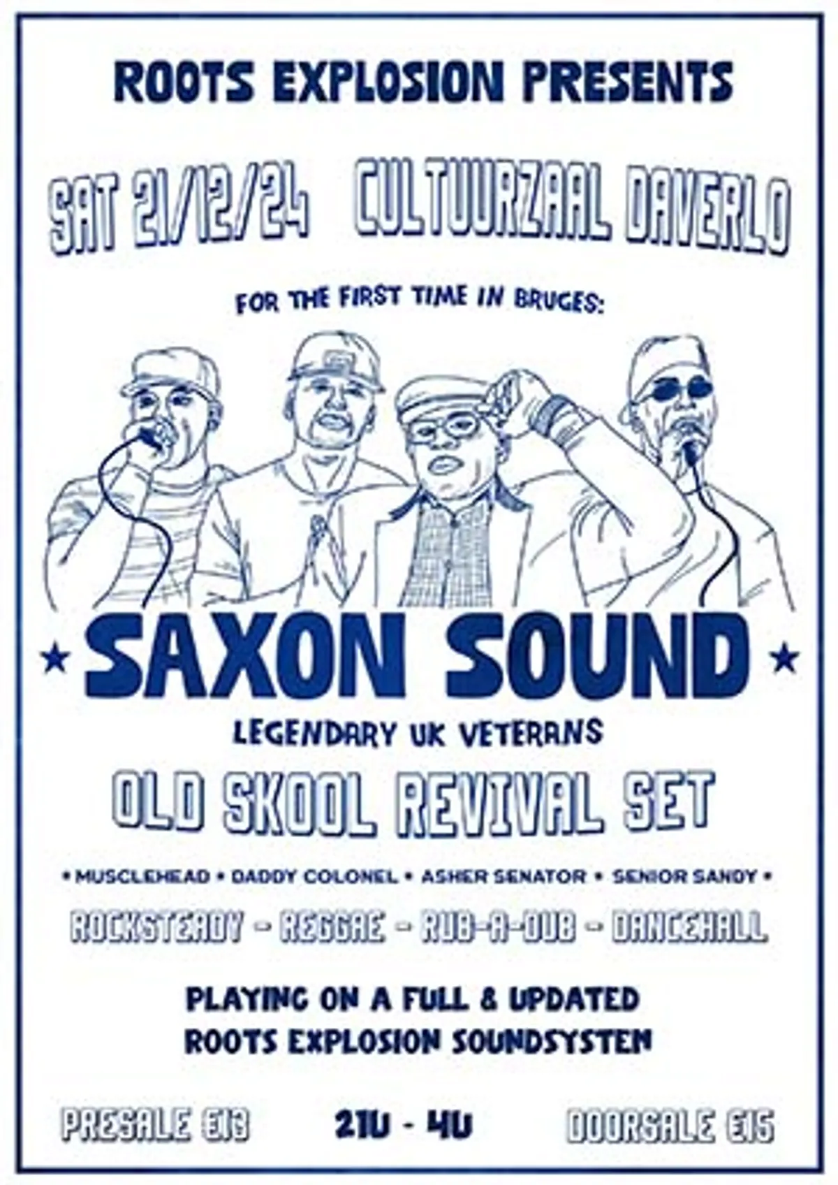 Roots Explosion presents Saxon Sound in Brugge, een les in dubplate geschiedenis