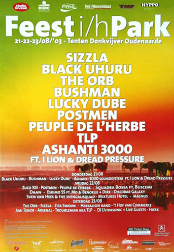 Er is nog reggae na Reggae Geel: Lokerse Feesten, URBS & Feest In Het Park 2003