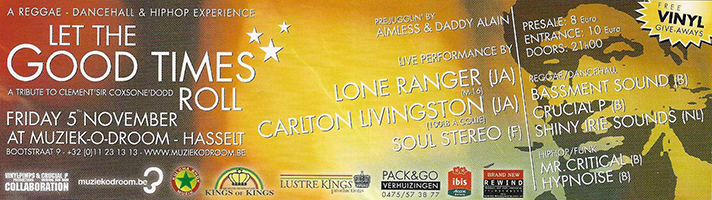 Lone Ranger & Carlton Livingstone toveren Muziek-O-Droom om in Studio One tempel!