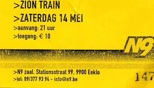 Zion Train dendert door Eeklo