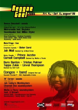 Reggae Geel 2006: intussen backstage (& in de 18" Corner)