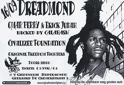 Live in Rupelmonde: Calabash featuring Omar Perry & Erick Judah 