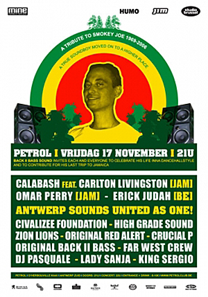 Calabash weer geweldig op dreef op Tribute to Smokey Joe @ Petrol