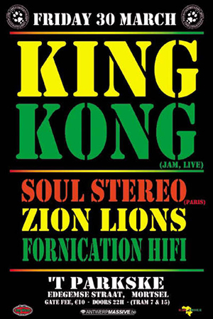 No panic: King Kong in 't Parkske, Mortsel