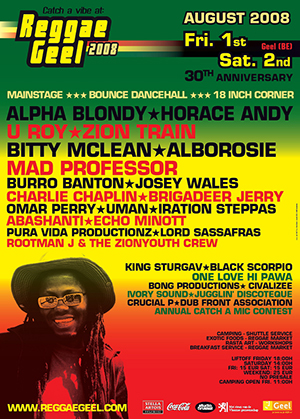 Reggae Geel 2008: different strokes for different folks