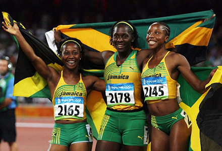 Hail to the Jamaica Olympic Runners Team