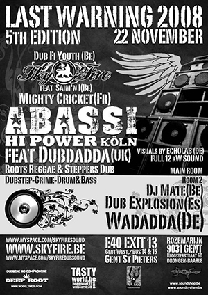 Last Warning: Abassi Sound doet Rozemarijn in Drongen daveren