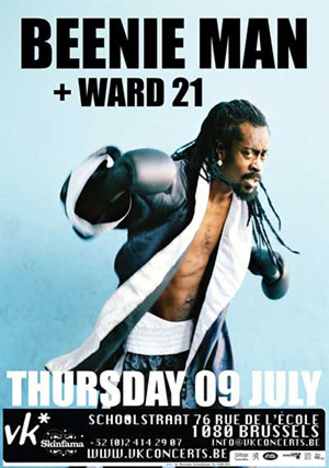 Beenie Man en Ward 21 blazen VK op