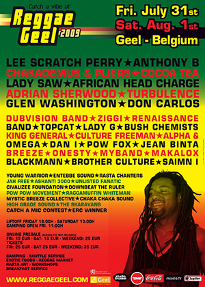 Reggae Geel 2009: het verslag (van wat we gezien hebben)