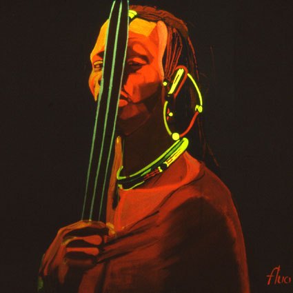 Visions: art, graphic design & reggae, a triptique - part 1: Fluoman