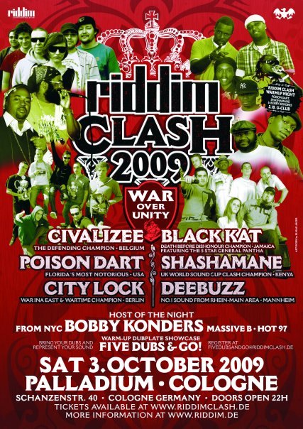 Riddim Clash 2009: Als 2 honden vechten om een been, lopen de Duitsers ermee heen