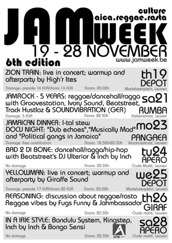 6de Jamweek in Leuven geslaagd! 