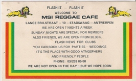 History of Beljam Reggae 2: foundation years