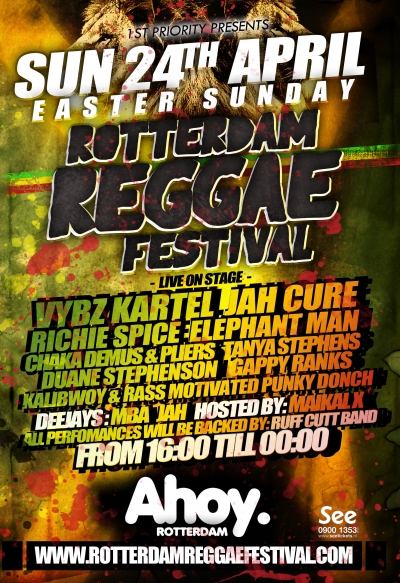 Tanya Stephens en Jah Cure flirten met de zaal