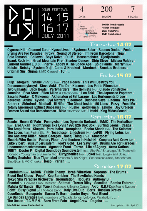 DOUR 'dubdated' : Mud & vibes galore !