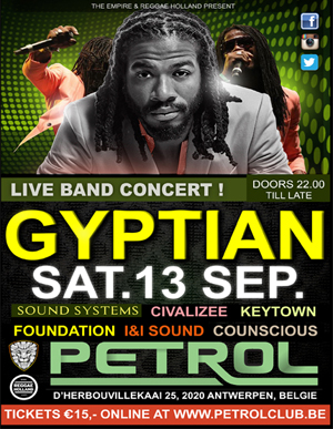 Gyptian: sex, love and reggae @ Petrol