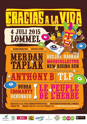 Gracias A La Vida 2015: zwoele temperaturen en ritmes in Lommel