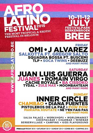 Afro-Latino 2015: funky Latin beats & sweet reggae music!