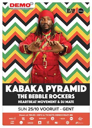 Kabaka Pyramid weet meteen te overtuigen in Gentse Vooruit