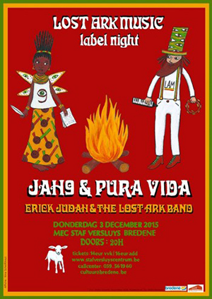 'Showers Of Blessings': Jah9, Erick Judah en Pura Vida in MEC Staf Versluys