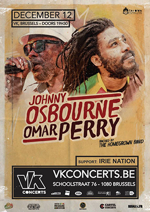 Johnny Osbourne, Omar Perry en Homegrown Band zorgen voor het concert van het jaar in VK