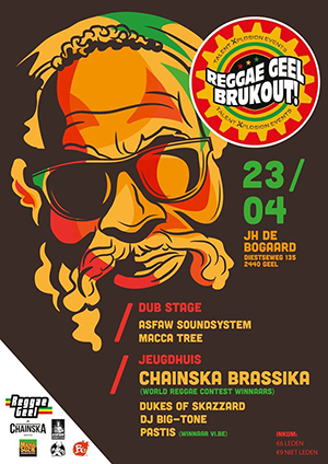 Geslaagde eerste editie van Reggae Geel Brukout in JH De Bogaard