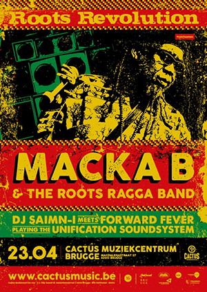 Macka B bouwt een feestje in de Brugse Cactus Club