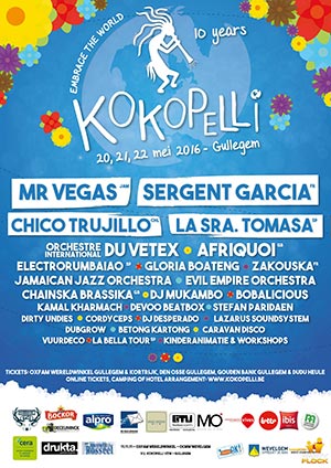 All styles of reggae op Kokopelli 2016