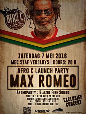 Max Romeo op gezinsuitstap naar MEC Staf Versluys