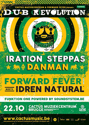 Dubplate galore met Iration Steppas op Dub Revolution @ Cactus Club