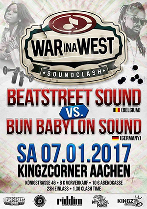 Beatstreet takes home the trophy in War ina West soundclash Aachen!