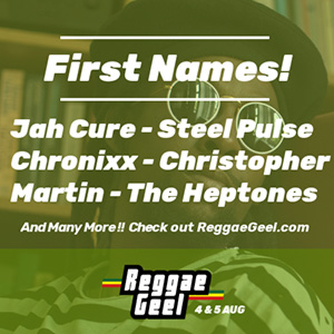 Eerste namen Reggae Geel 2017