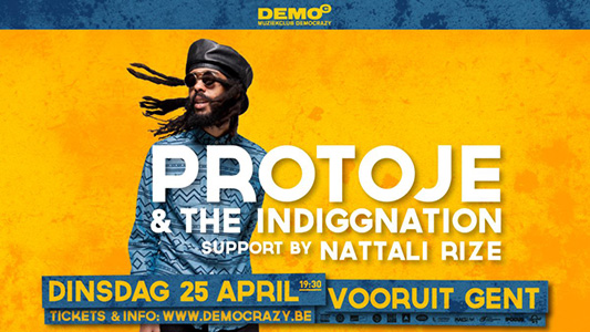 Protoje pon top in stampvol Kunstencentrum Vooruit