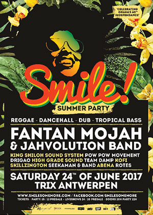 Seekaman, Fantan Mojah en Trinity kleuren indoor zomereditie van Smile! @ TRIX
