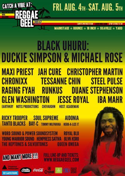 Reggae Geel 2017: 18" Corner, Word Sound and Power met de nadruk op het laatste!