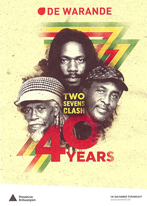 40 jaar 'Two Sevens Clash' met Culture @ CC De Warande