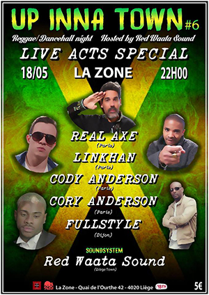 Up Inna Town #6: Une soirée spécialement dédié aux shows lives @ La Zone