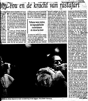 40 jaar Reggae Geel: de doorbraak van dancehall